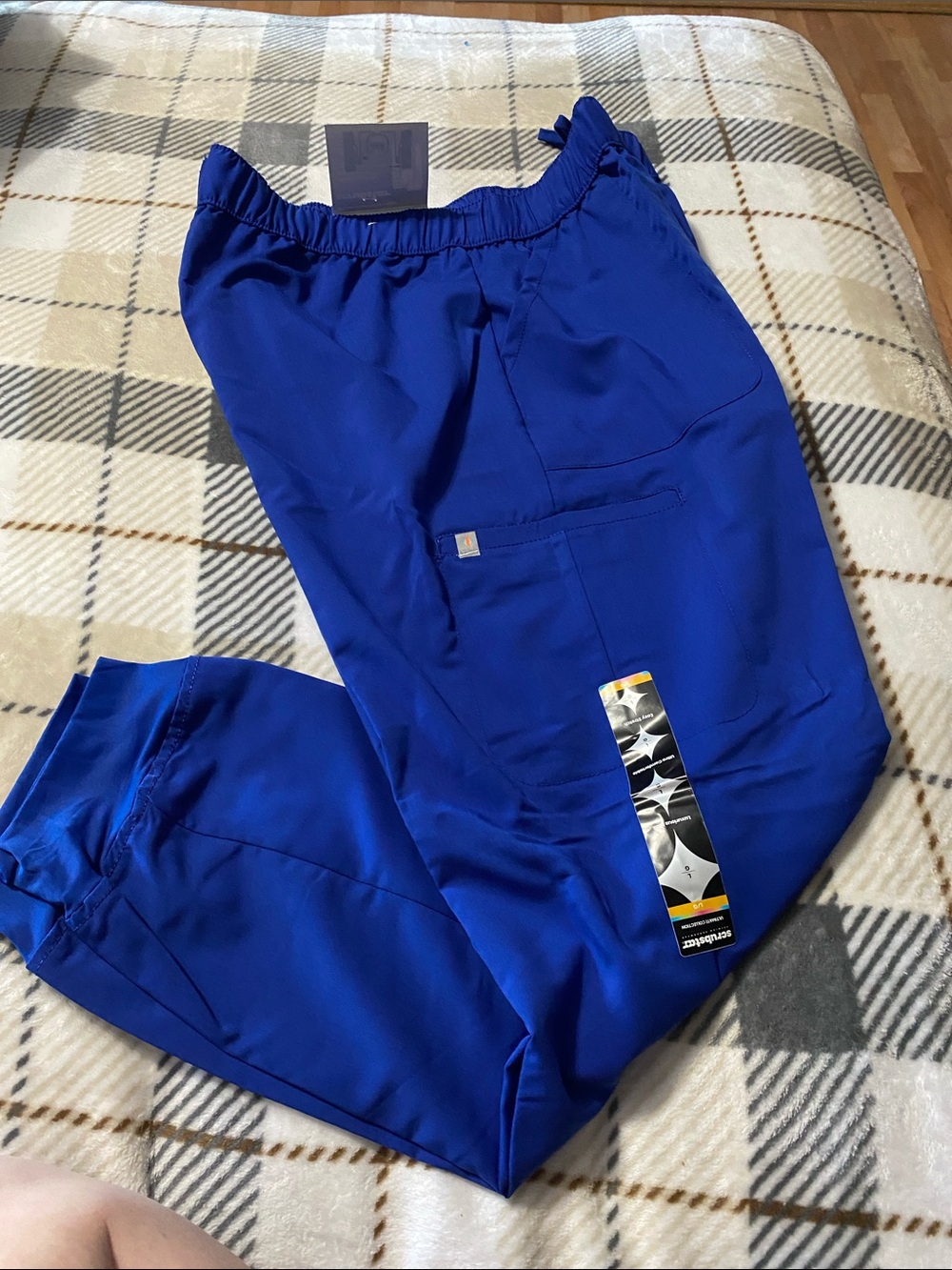 Scrubstar Women's Cropped Medical Scrub Pants in Royal Blue